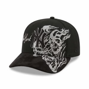 GORRA NY SKELETON NEGRO