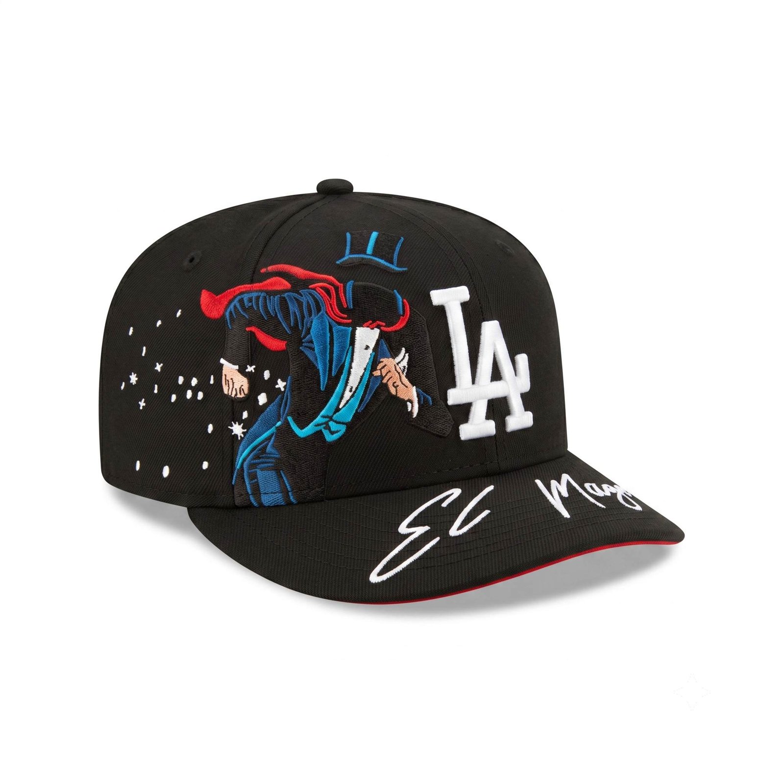 GORRA LA EL MAGO NEGRO CON ROJO