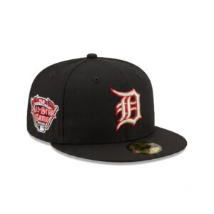 GORRA DETROIT NEGRO CON ROJO ASG 2005