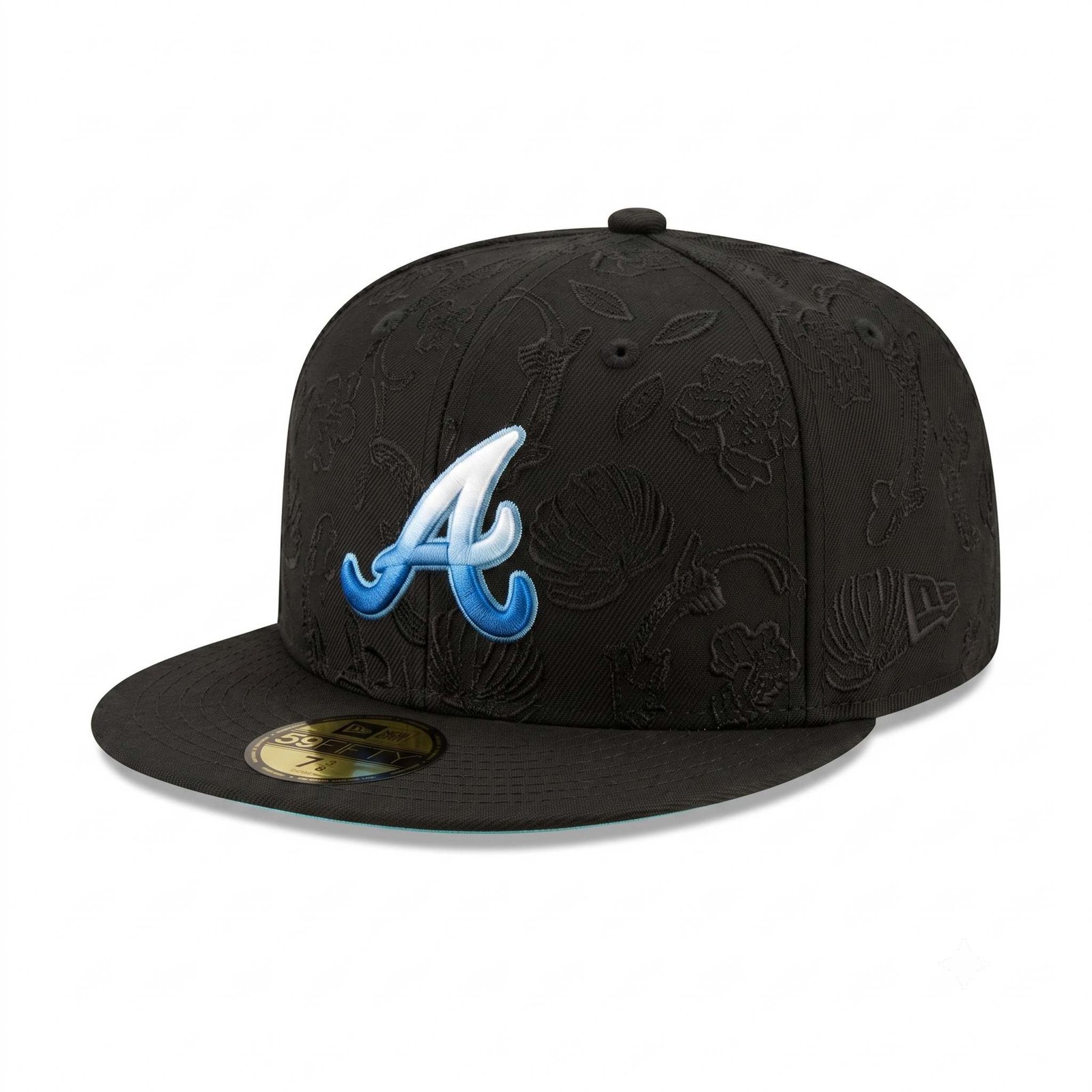 GORRA ATLANTA NEGRO CON AZUL SWIRL
