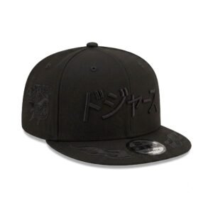 GORRA OTHANI BLACK IN BLACK FLAMAS