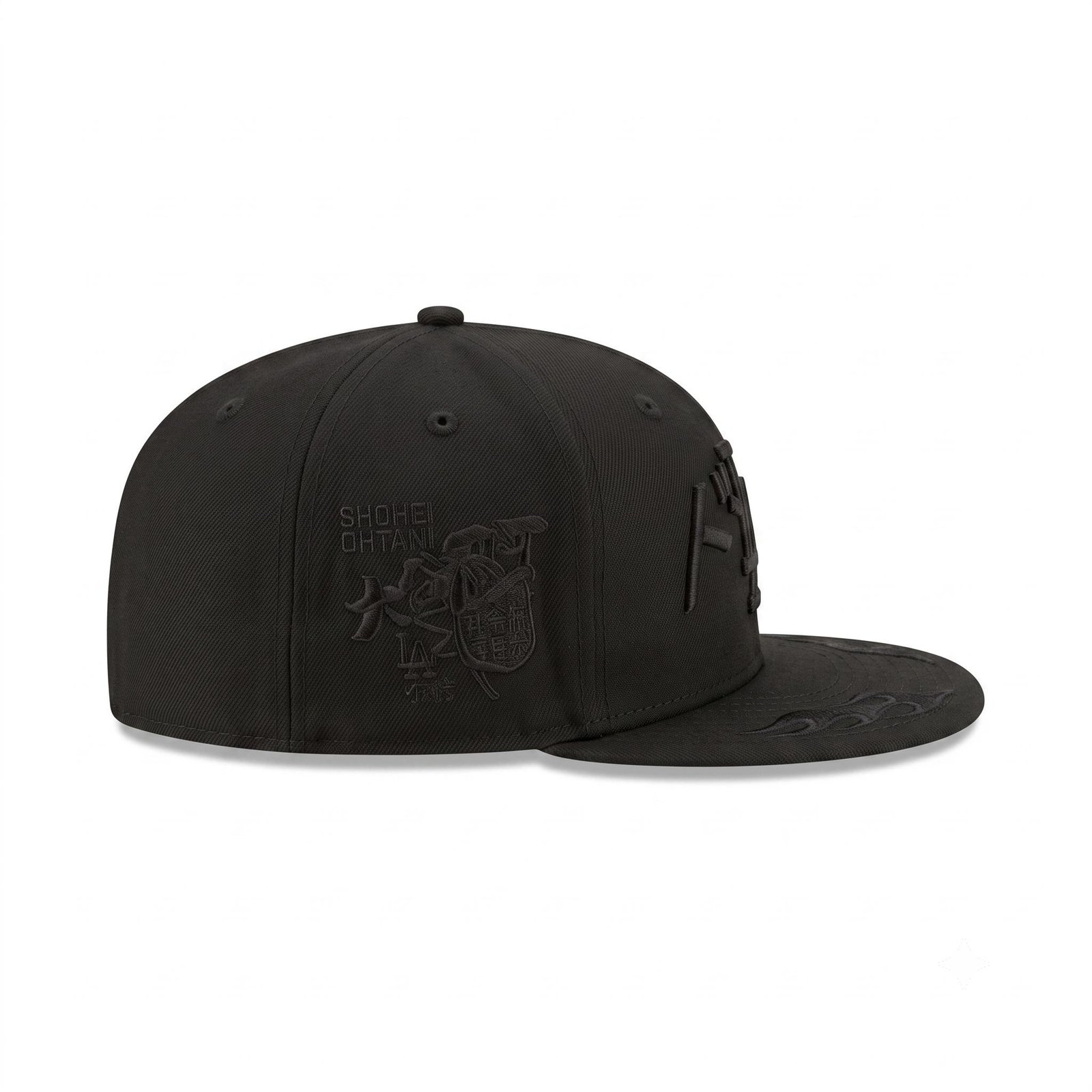 GORRA OTHANI BLACK IN BLACK FLAMAS - Image 2