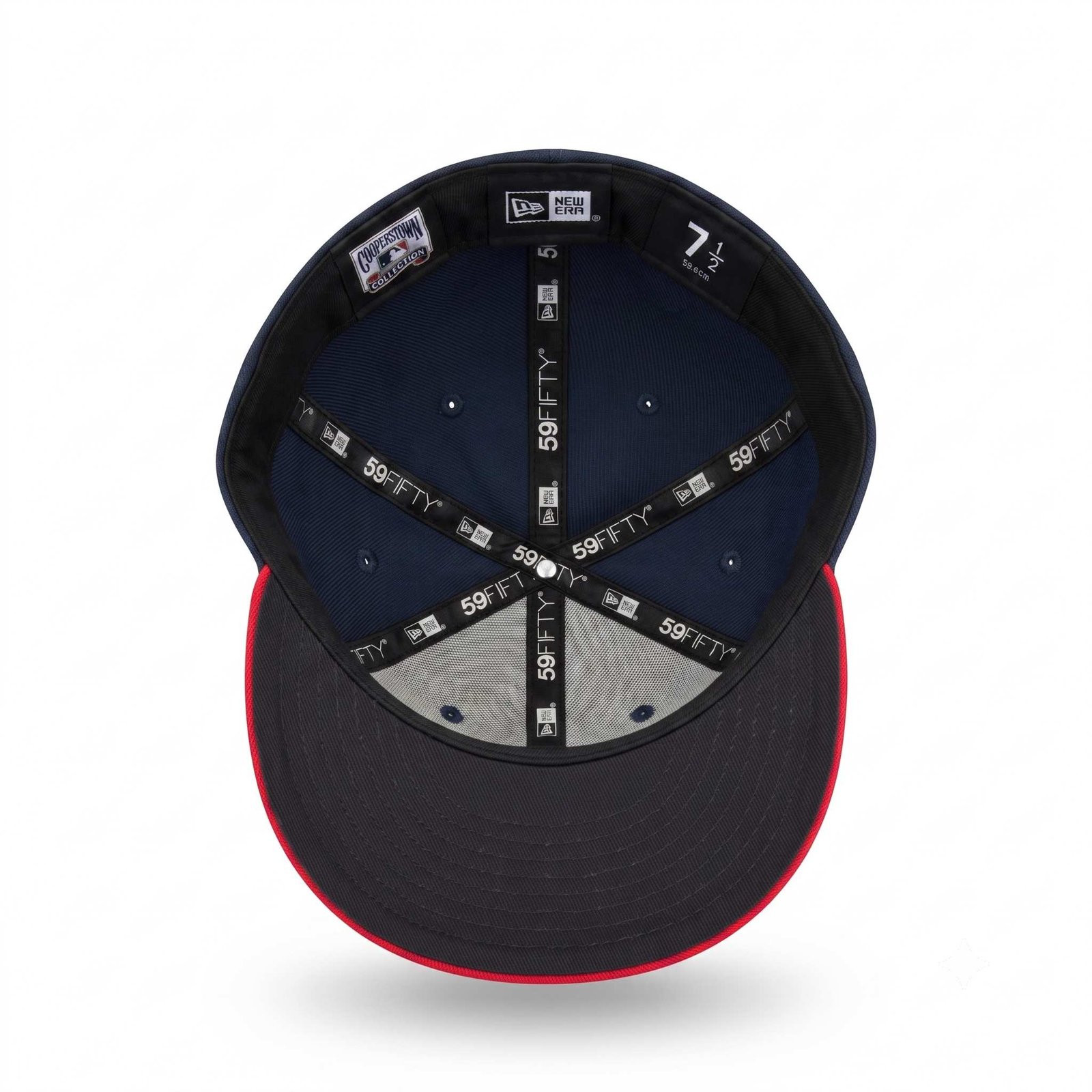 GORRA ATLANTA AZUL MARINO CON ROJO - Image 4