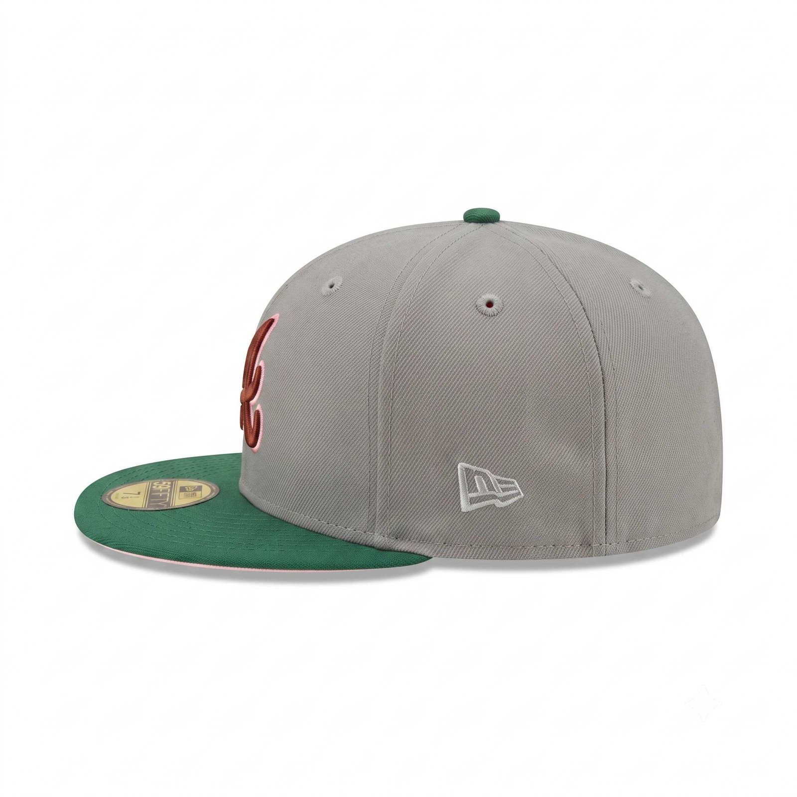 GORRA ALTANTA GRIS CON VERDE WORLD SERIES 1999 - Image 4