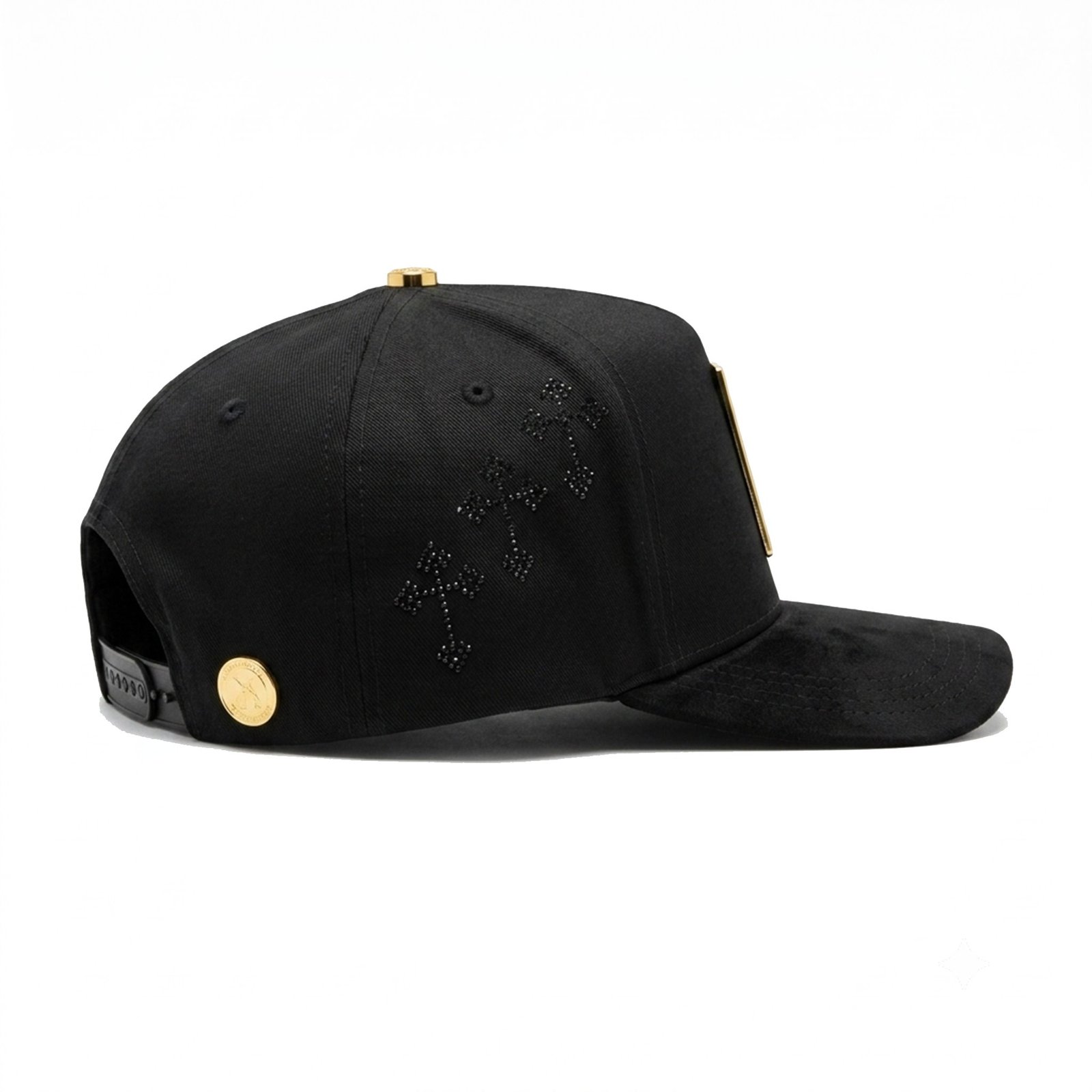 GORRA SAN JUDAS PLACA NEGRO CON DORADO - Image 4