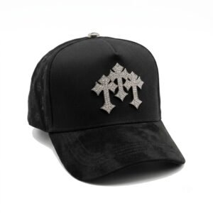 GORRA CRUCES CHROME PLACA DIAMANTES