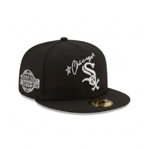 GORRA SOX NEGRO WORLD SERIES 2005 AUTOGRAFO