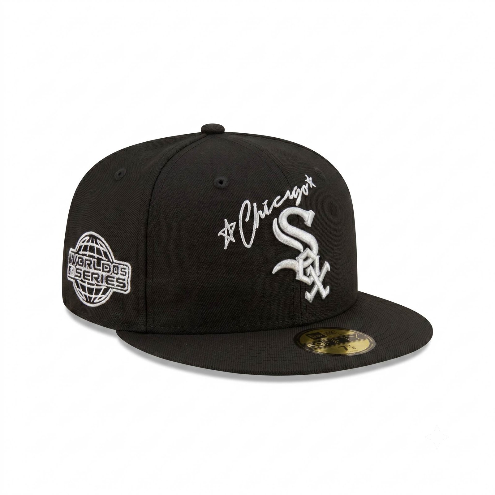 GORRA SOX NEGRO WORLD SERIES 2005 AUTOGRAFO