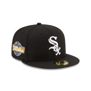 GORRA SOX NEGRO CON NUBES WS 2005