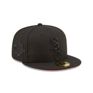 GORRA SOX NEGRO CON ROJO ASG 2000