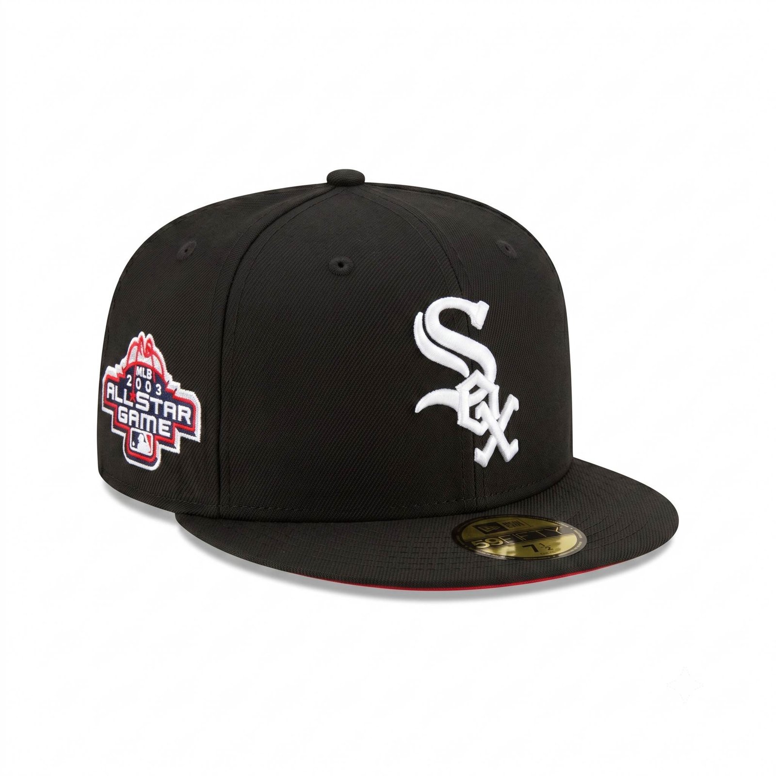 GORRA SOX NEGRO CON ROJO ALL STAR GAME 2003