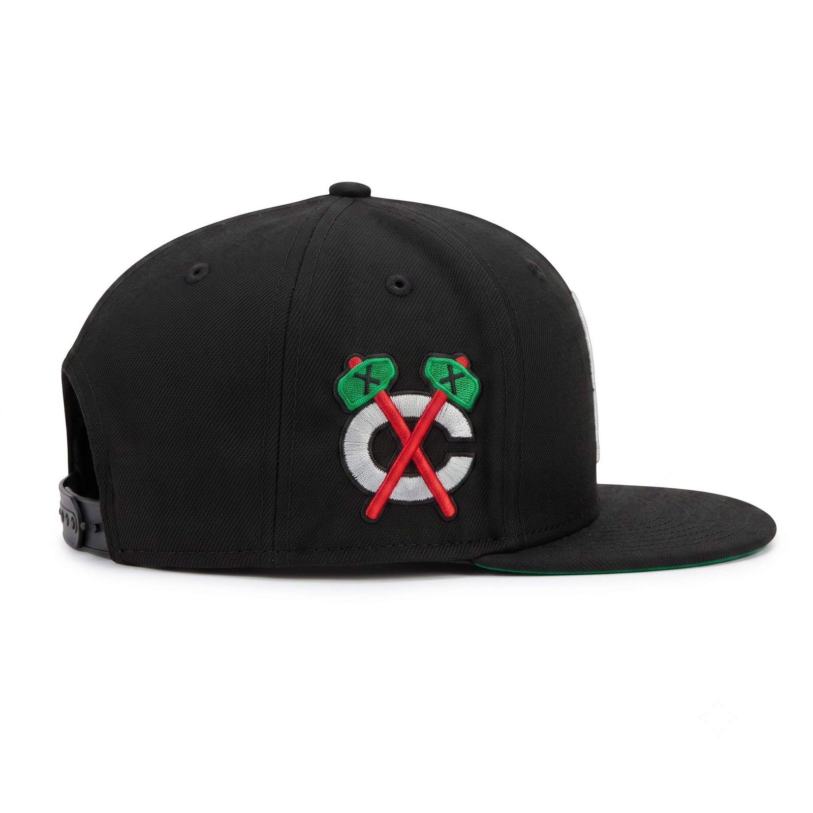 GORRA CHICAGO BLACKHAWKS NEGRO CON BLANCO - Image 2