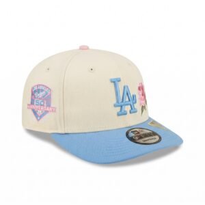 GORRA LA BEIGE CON AZUL CIELO Y ROSA 50TH ANNIVERSARY
