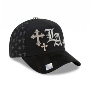 GORRA LA CRUZ CHROME NEGRO
