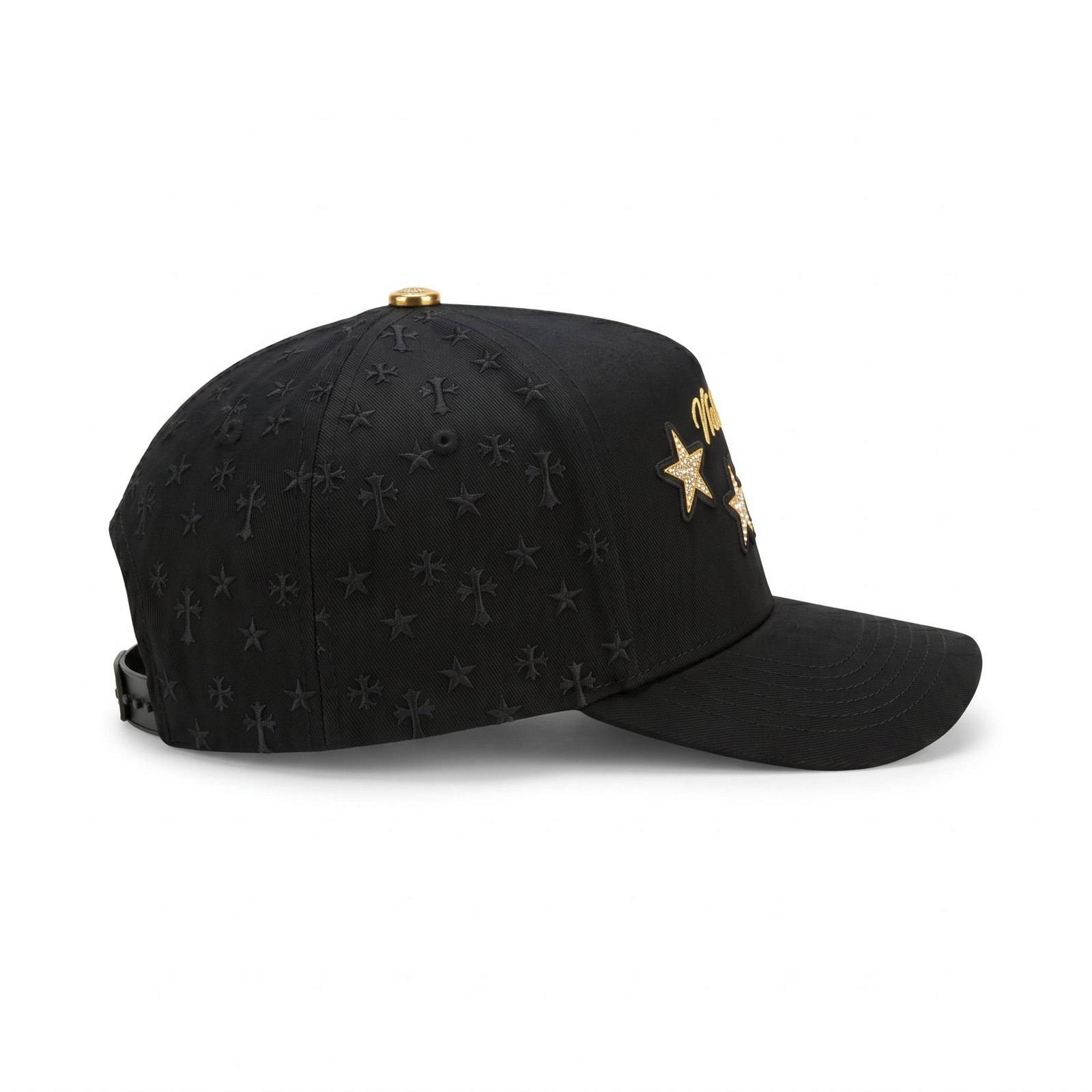 GORRA NOTHING IS EASY BLACK/GOLD - Imagen 2