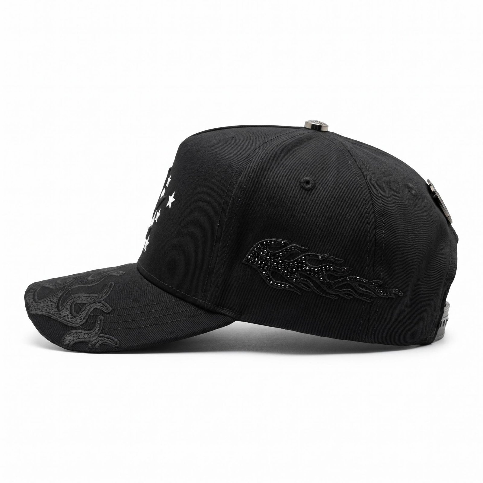 GORRA HOUSTON BLACK FLAMES - Imagen 4