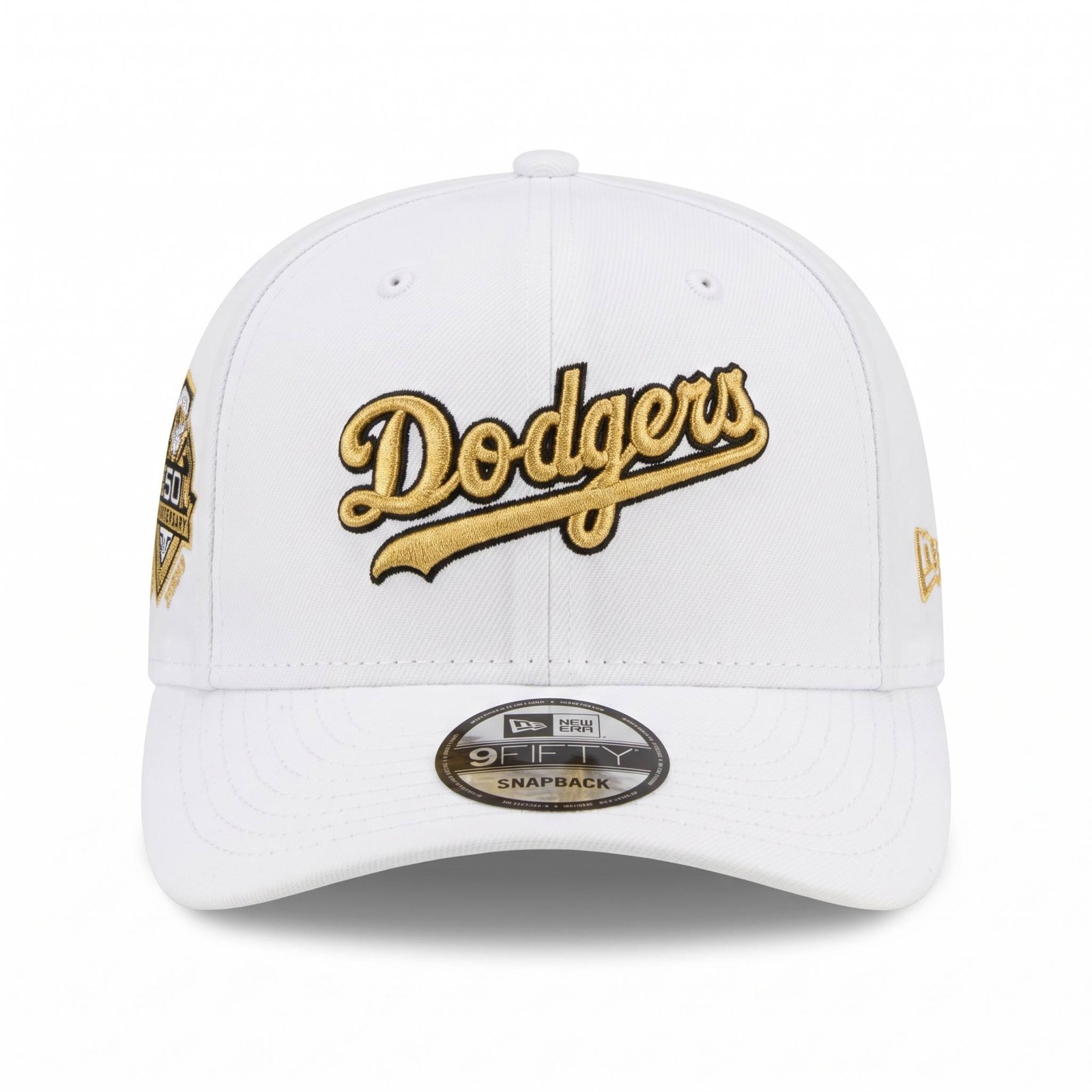 GORRA DODGERS BLANCA CON DORADO 50TH ANNIVERSARY - Imagen 5