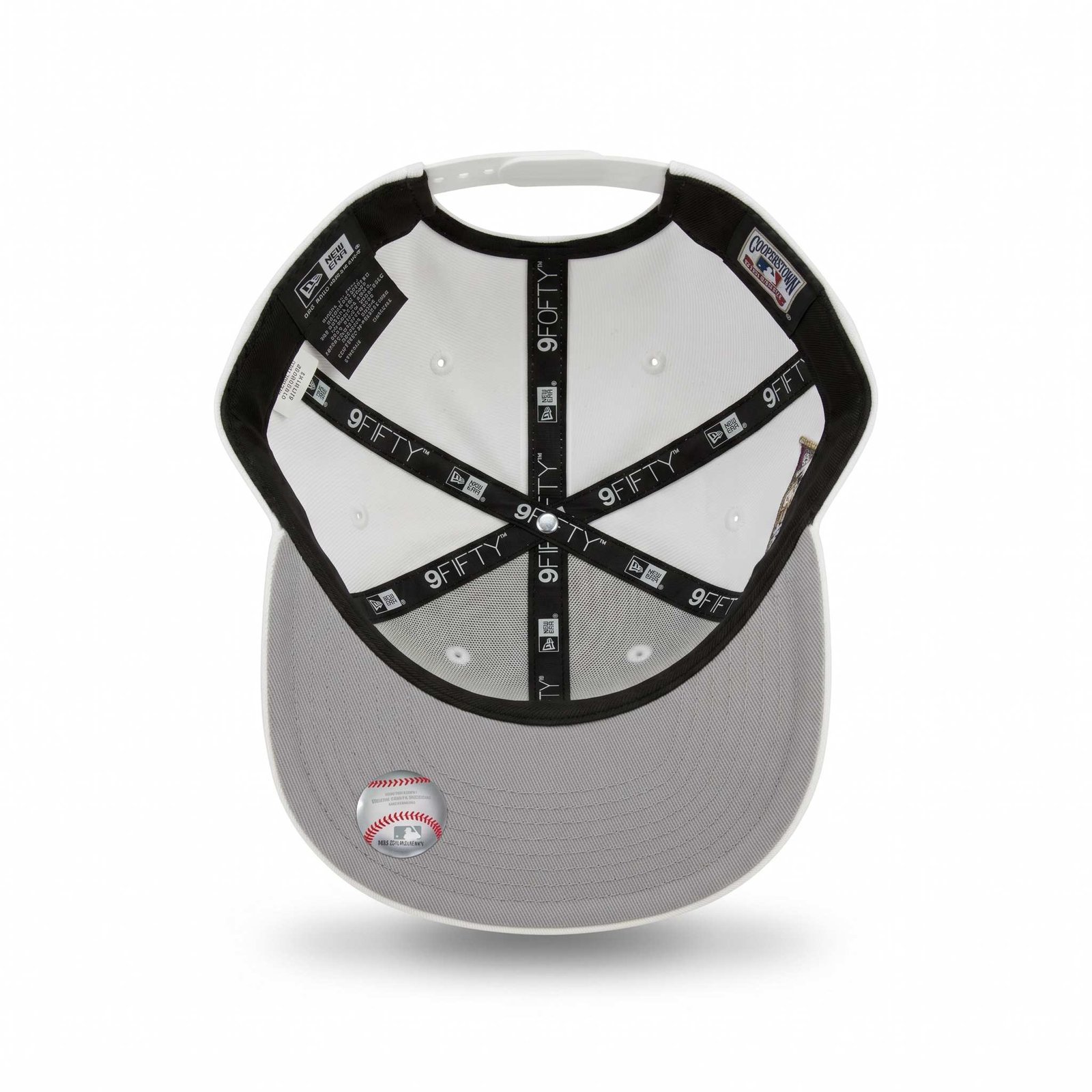 GORRA DODGERS BLANCA CON DORADO 50TH ANNIVERSARY - Imagen 6